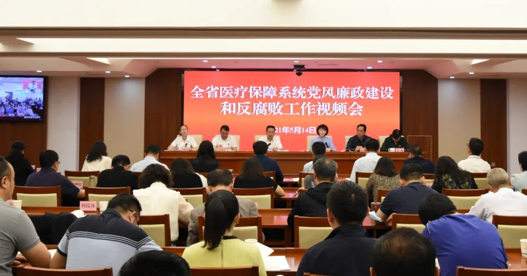 省医疗保障局召开全省医疗保障系统党风廉政建设和反腐败工作视频会议