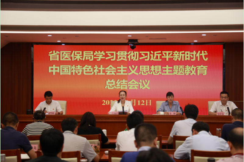 省医保局召开学习贯彻习近平新时代中国特色社会主义思想主题教育总结会议