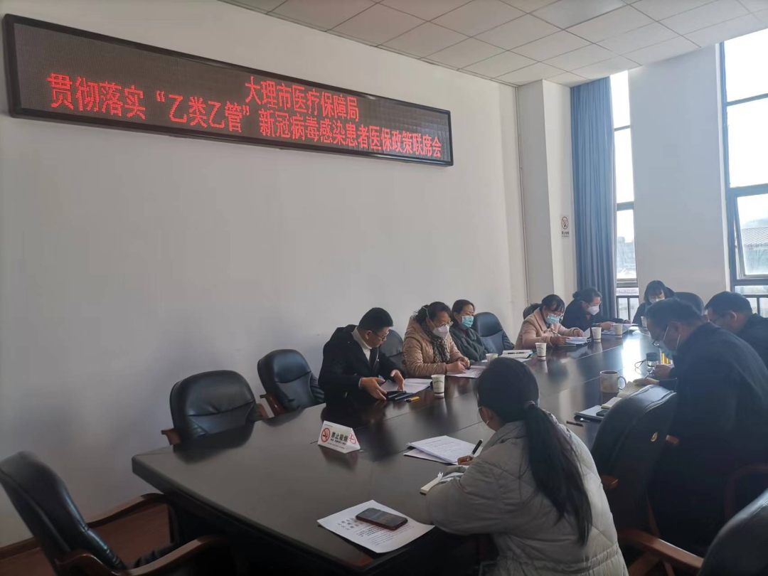 大理市：多措并举推动“乙类乙管”医疗保障政策落地见效